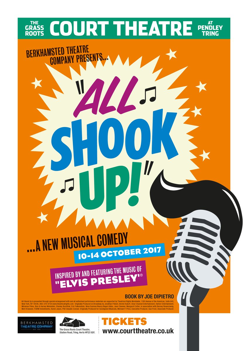 FonitProds's tweet image. We only have two audition slots left for @Berkotheatre 's production of 'All Shook Up' xx