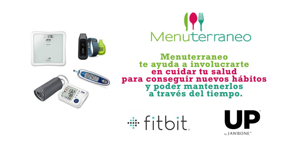Menuterraneo_Es's tweet photo. Menuterráneo te permite gestionar tu peso,presión arterial,nivel de glucosa y dispositivos de actividad. #AppMenuterraneo #Fitbit #UpJawbone https://t.co/yHr4Sd97Vu