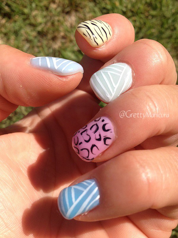 GRETTY_MANICURA's tweet photo. Una tendencia de primavera... los colores pasteles en #uñasmulticolor. #nailart #nails2inspire #springnailtrend #grettymanicura https://t.co/mxUeoTUrnW