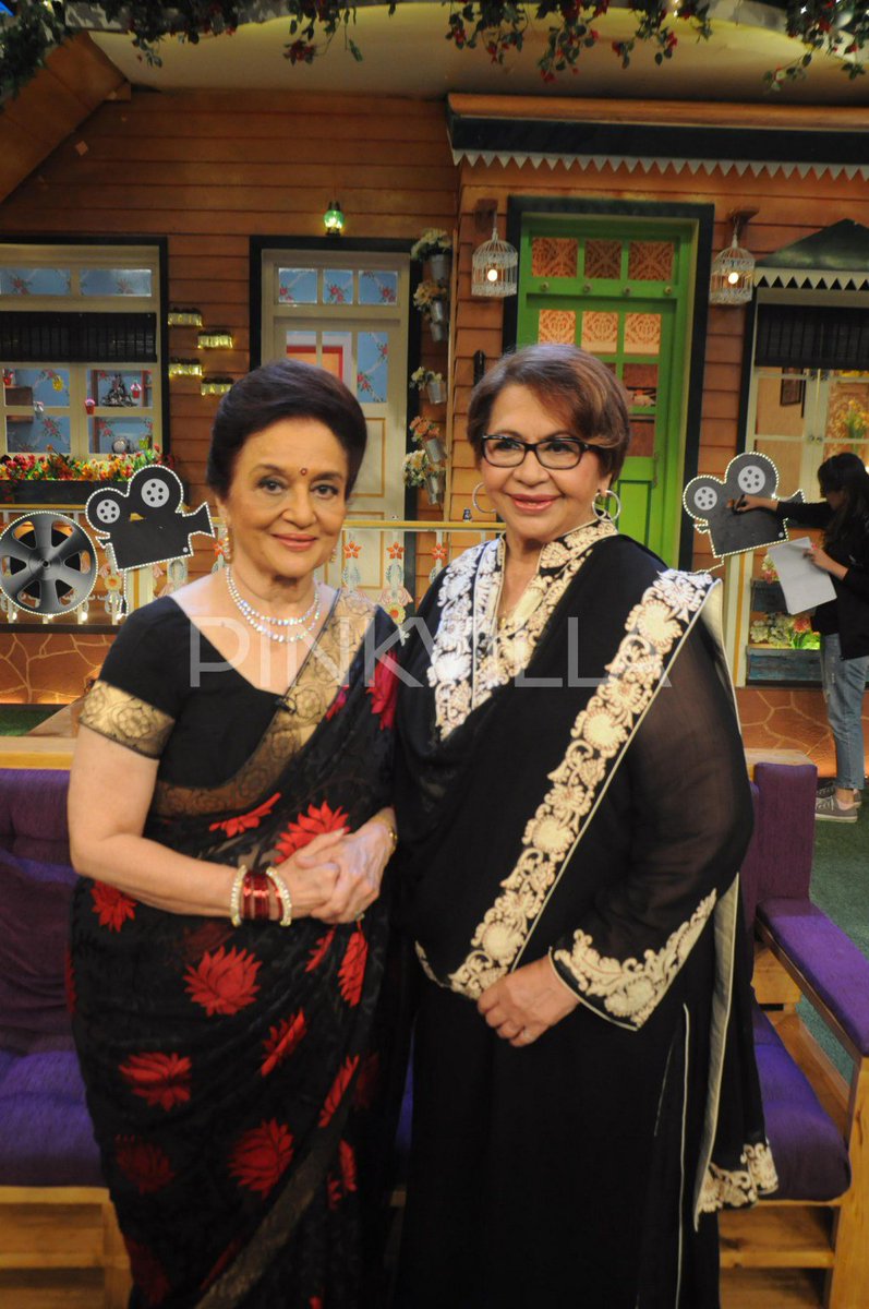SATYAM_K9's tweet photo. #asha parik and #helen on the 'kapil sharma' show.. https://t.co/mDsSofFhQV