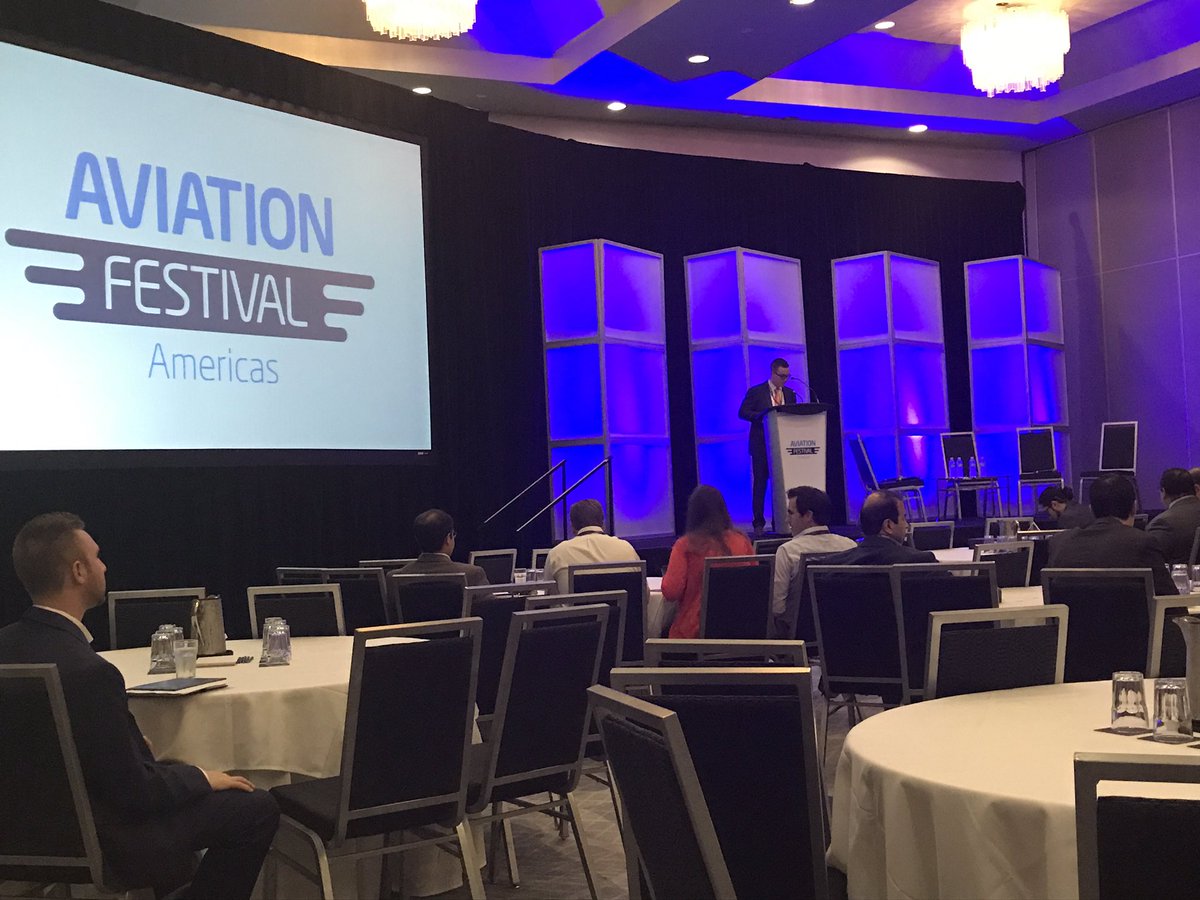 Kicking off Aviation Festival Americas, looking forward to two inspiring days with peers and colleagues! #aviationfestival