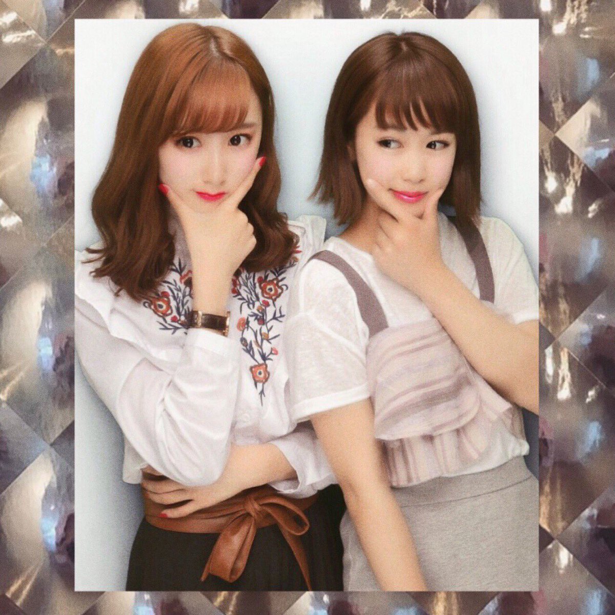 cherryblo_kk's tweet photo. りさちんやっと会えためっちゃしゃべれたし最高すぎるほんまにかわいいわあらぶい🤧🍒💕💕thx https://t.co/Gwl6lJc0mU
