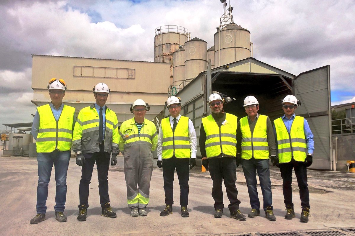 In visita agli impianti <a href="/Calcestruzzi/">Calcestruzzi</a> di #Taranto Industriale e #SanGiorgioJonico. #Readymix è parte importante del nostro #business