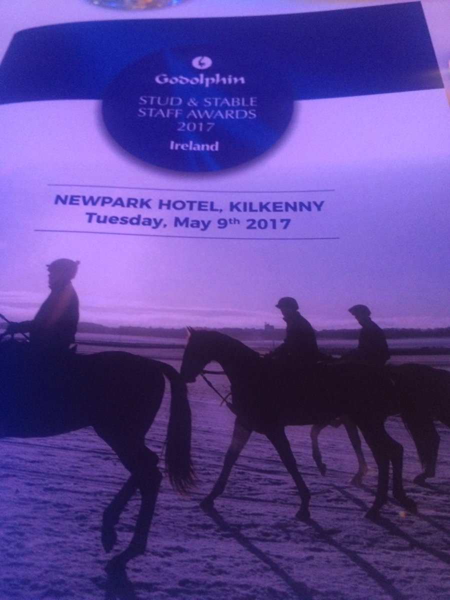 #StudandStableStaffAwards. Great night.  Well done <a href="/godolphin/">Godolphin</a> <a href="/barbaramwhite/">Barbara White</a> 
And we haven't started yet