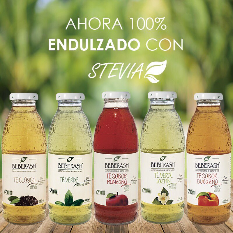 Beberash's tweet photo. Noticia de último minuto:  #beberash se cambió a #Stevia. La marca dejó de usar Splenda en todas sus presentaciones y categorías. https://t.co/ZgtfDGqKz9