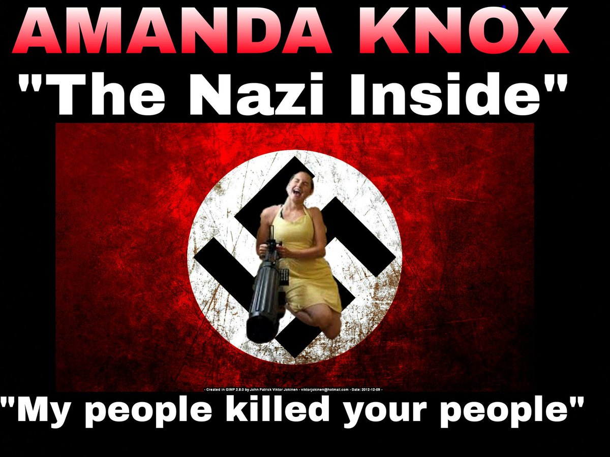 JackJ4MK's tweet photo. @JohnHendeRome @andreavogt @realDonaldTrump @latimes #AmandaKnox Groupies liken themselves to the KKK https://t.co/h1KBaj5Jg0