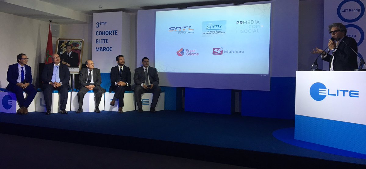 MartaTesti's tweet photo. Welcome in @_ELITEGroup_ @BoursedeCasa to your great businesses #SNTL #SANTIS #PRMEDIA #SuperCerame #Multisac #weareELITE https://t.co/r5NcGNjjIU