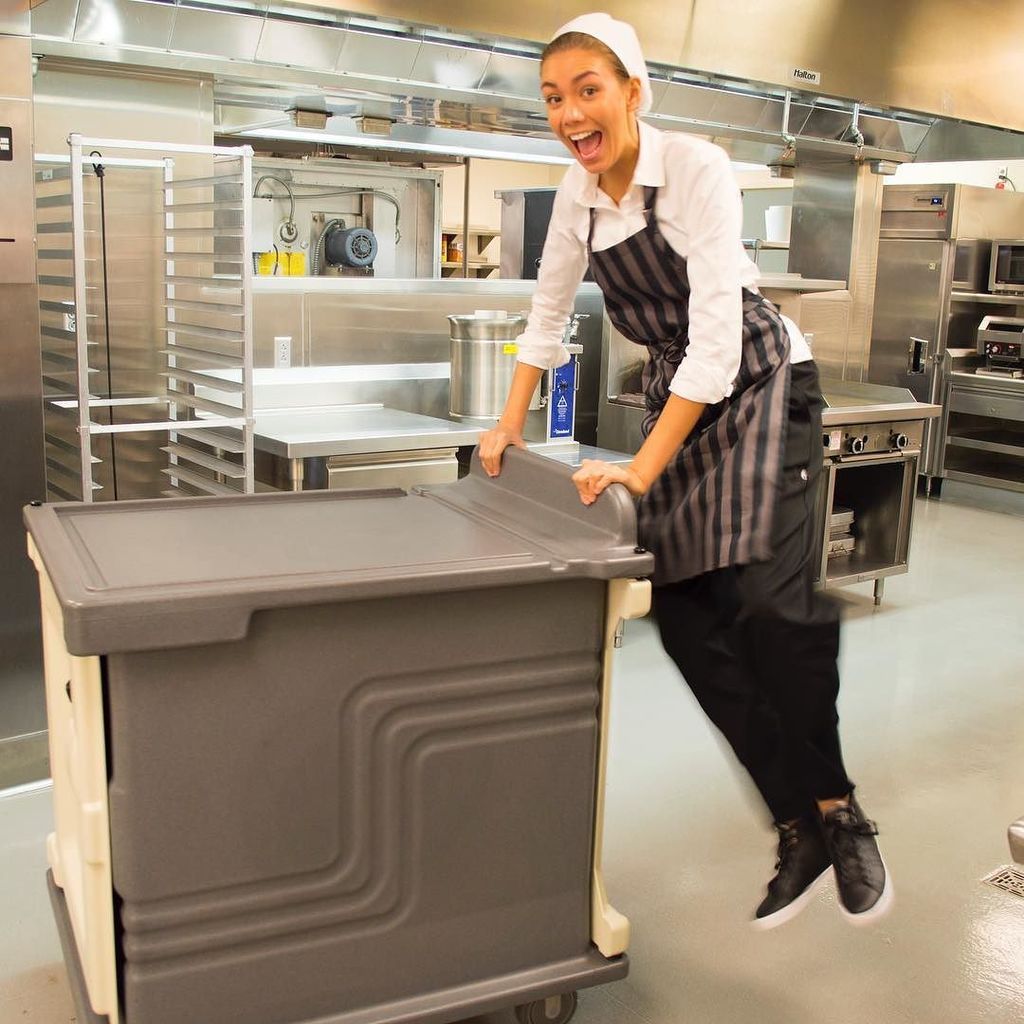 Cambro1's tweet photo. If your meal delivery cart doesn’t make you feel like this, you need to check out the Cambro 10 Tray Dual Access M… https://t.co/0mApEU8Dlf https://t.co/u5o6Z7dl1a