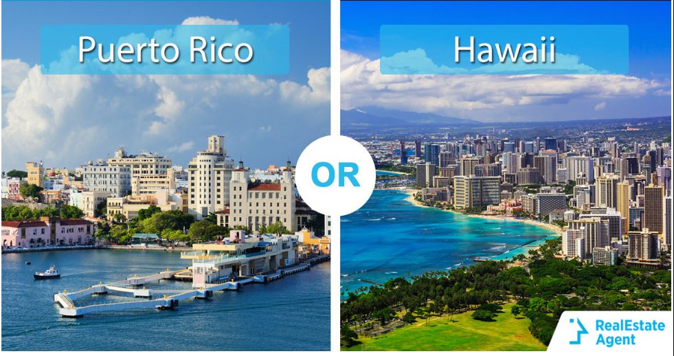 READirectory's tweet photo. #HereorThere If you had to choose… would you rather live in #PuertoRico or #Hawaii? https://t.co/XsBqZWAfCL