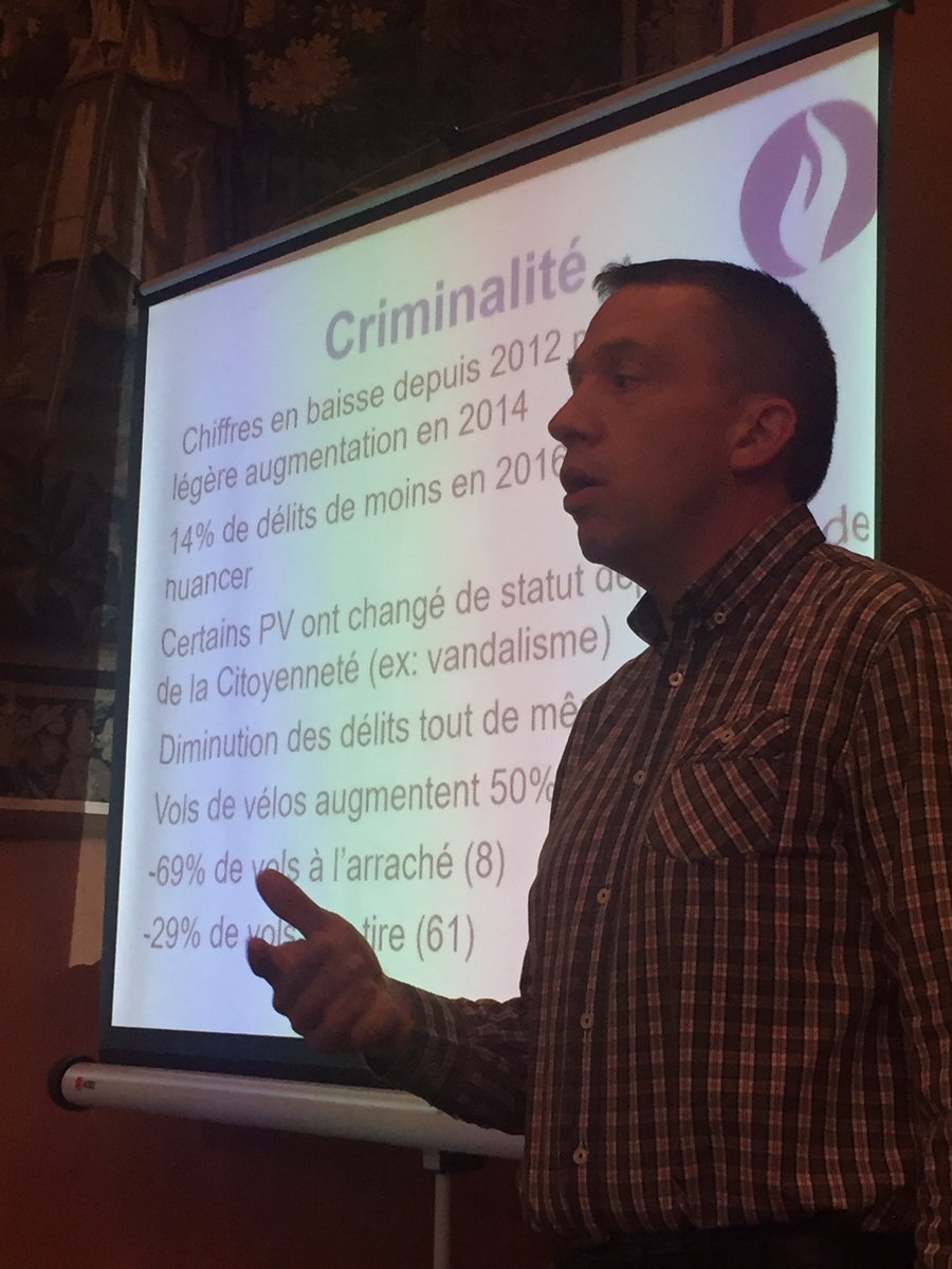 PierreHUART's tweet photo. Présentation du rapport d'activités 2016 de @Police_Niv_Gen  @PascalNeyman @hansevinciane @benjinivelles @lauriesemaille @GermainDalne https://t.co/9aAPVq4IGp