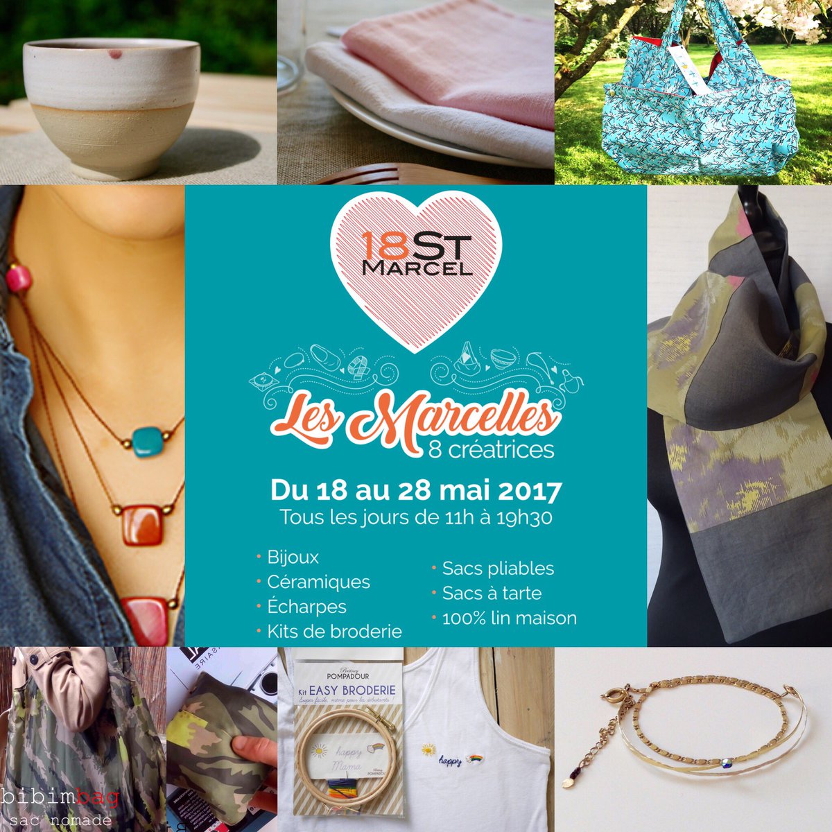 18StMarcel's tweet photo. Des idées cadeaux pour la fête des mères du 18 au 28 mai au popupstore "Les Marcelles" / 8 créatrices 💍🍶🎀🛍 Cc @Mairie5Paris @FloBerthout_05 https://t.co/EjlEunKfcZ