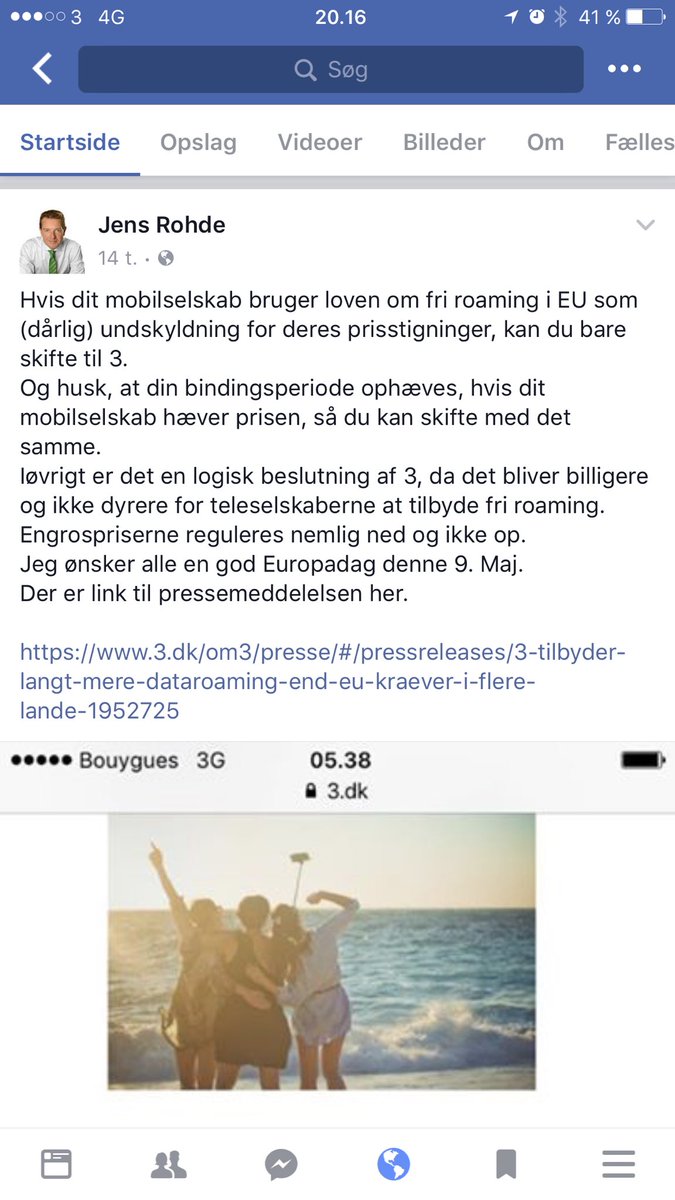 Davidelsass's tweet photo. Jens Rohde said it! #dktele #3LikeHome https://t.co/wNmwHb2Fgk