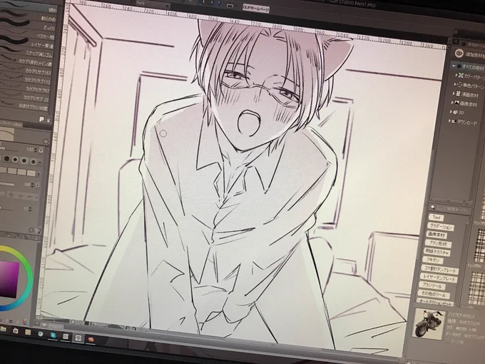 画面を越えて出てきてくれそう 