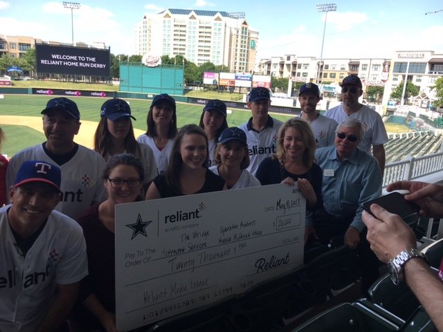 TheBridgeHRC's tweet image. Thank you @reliantenergy for the generous donation and fun day yesterday at the Dr. Pepper Ballpark in Frisco! #ReliantHRD #BridgeHRC