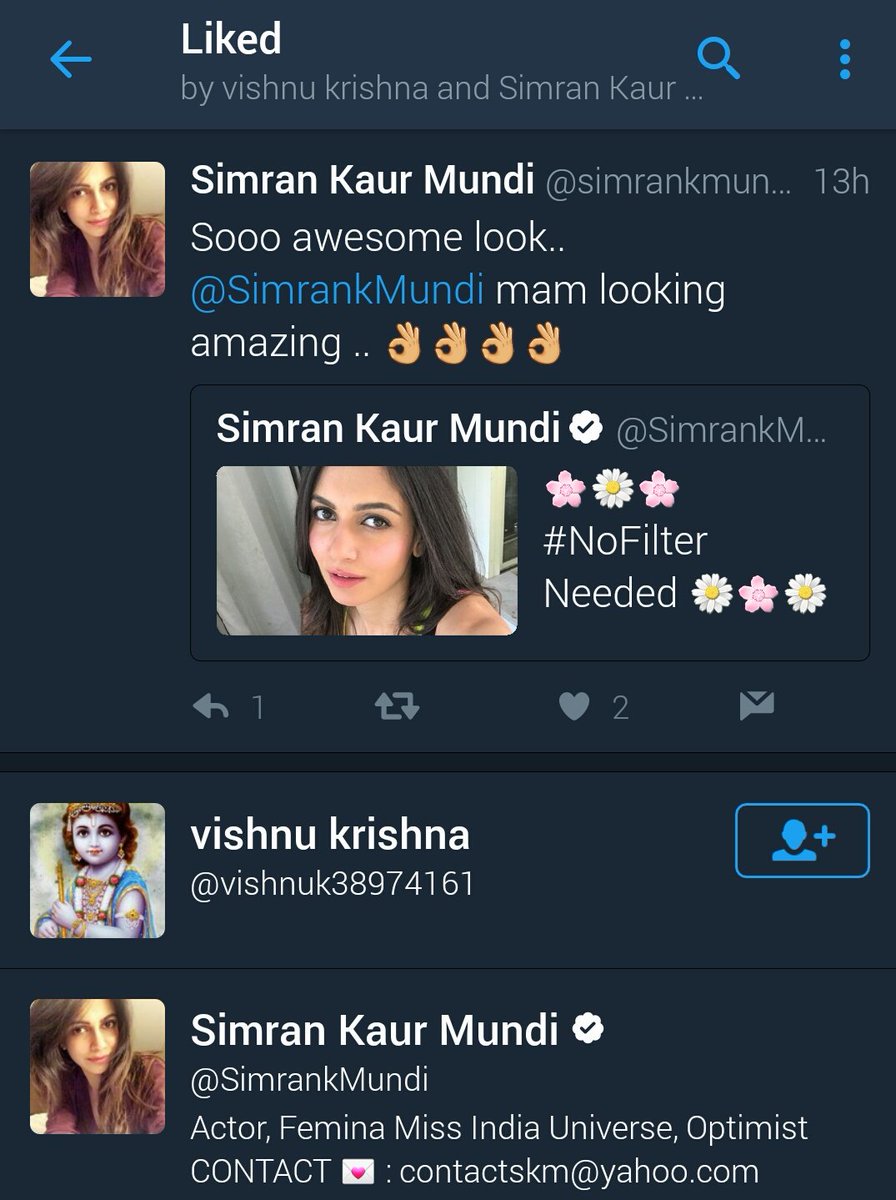 simrankmundi03's tweet photo. Thank you so much @SimrankMundi mam
For retweeting and liking my Edits.. it means a lot to me luv u beautiful 😘😘😘😘👌 https://t.co/nxQqiwFFXI