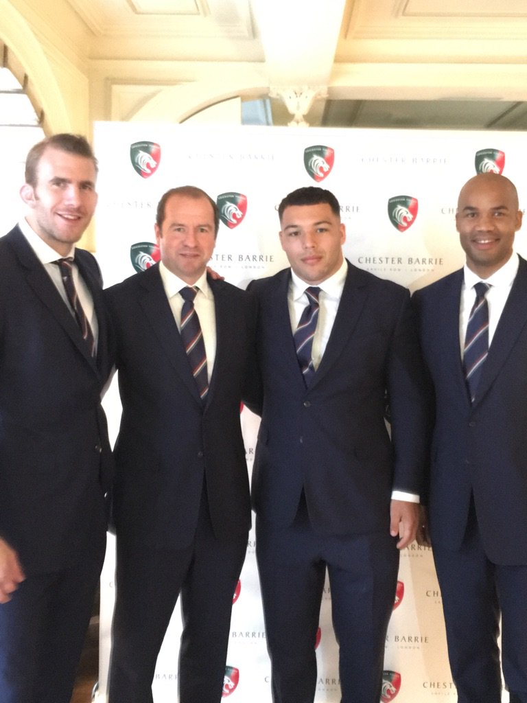 Leicester Tigers (@leicestertigers) on Twitter photo Some of the Leicester Tigers boys all suited and booted at tonight's <a href="/Chester_Barrie/">Chester Barrie</a> Lions Preview event in London. Some of the Leicester Tigers boys all suited and booted at tonight's <a href="/Chester_Barrie/">Chester Barrie</a> Lions Preview event in London.