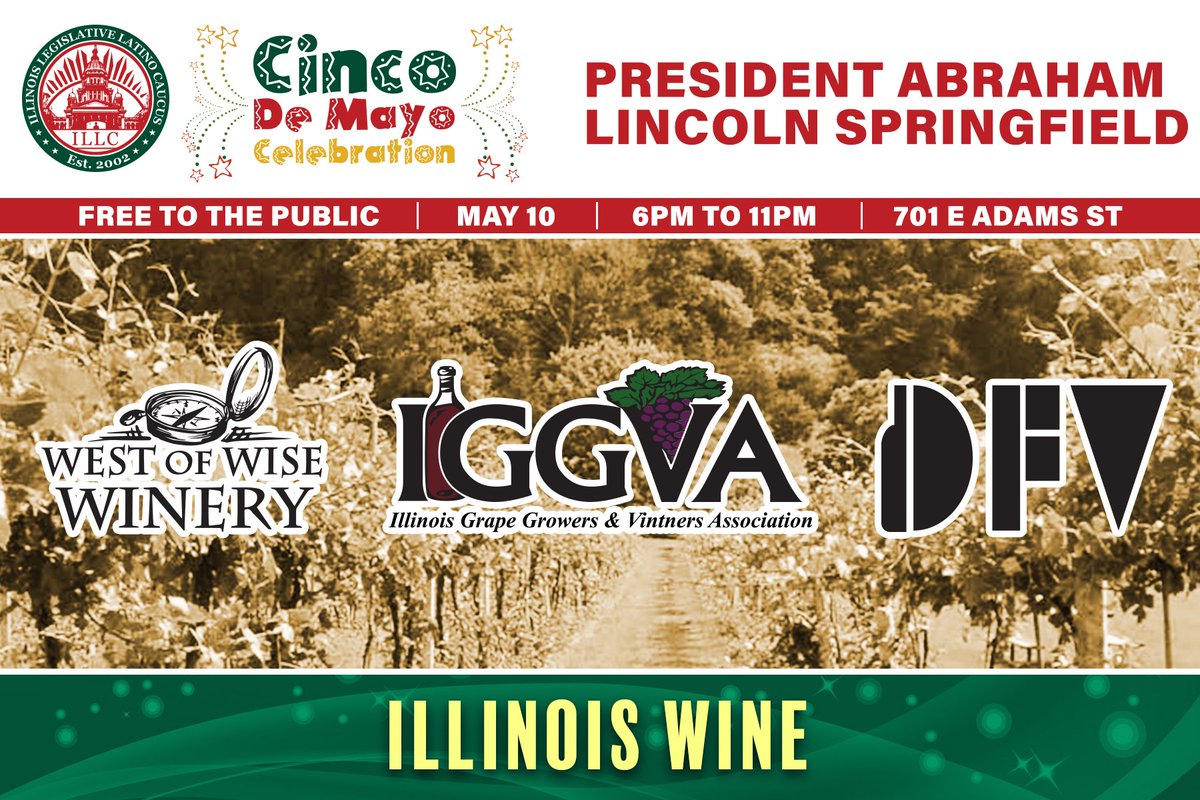 Sample delicious wine from Illinois at the #ILLC #CincodeMayo #Celebration.