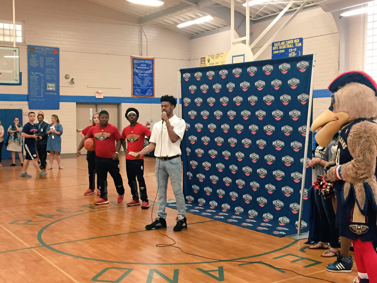 .QCook323 at Raceland Middle School to recognize the Chevron Mathletes