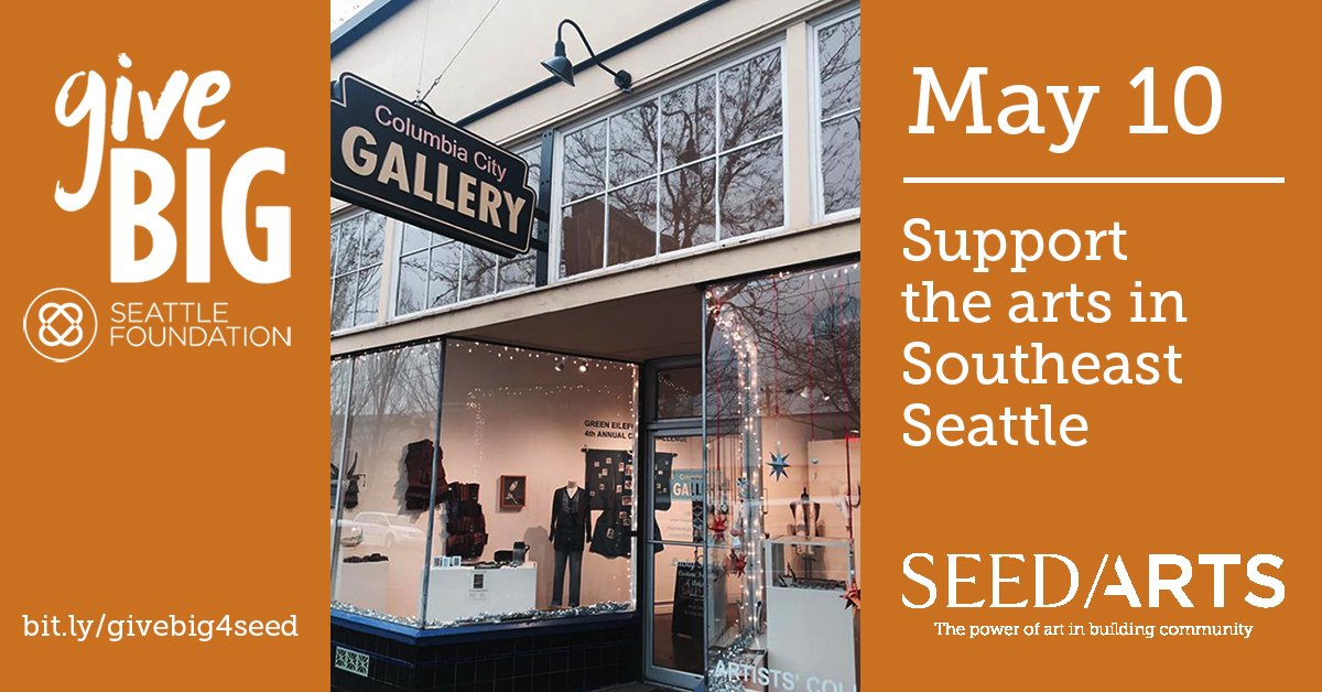 Last year SEEDArts reached 14,000 people in SE Seattle. Help us bring more arts to the community - GiveBIG tomorrow 
bit.ly/givebig4seed