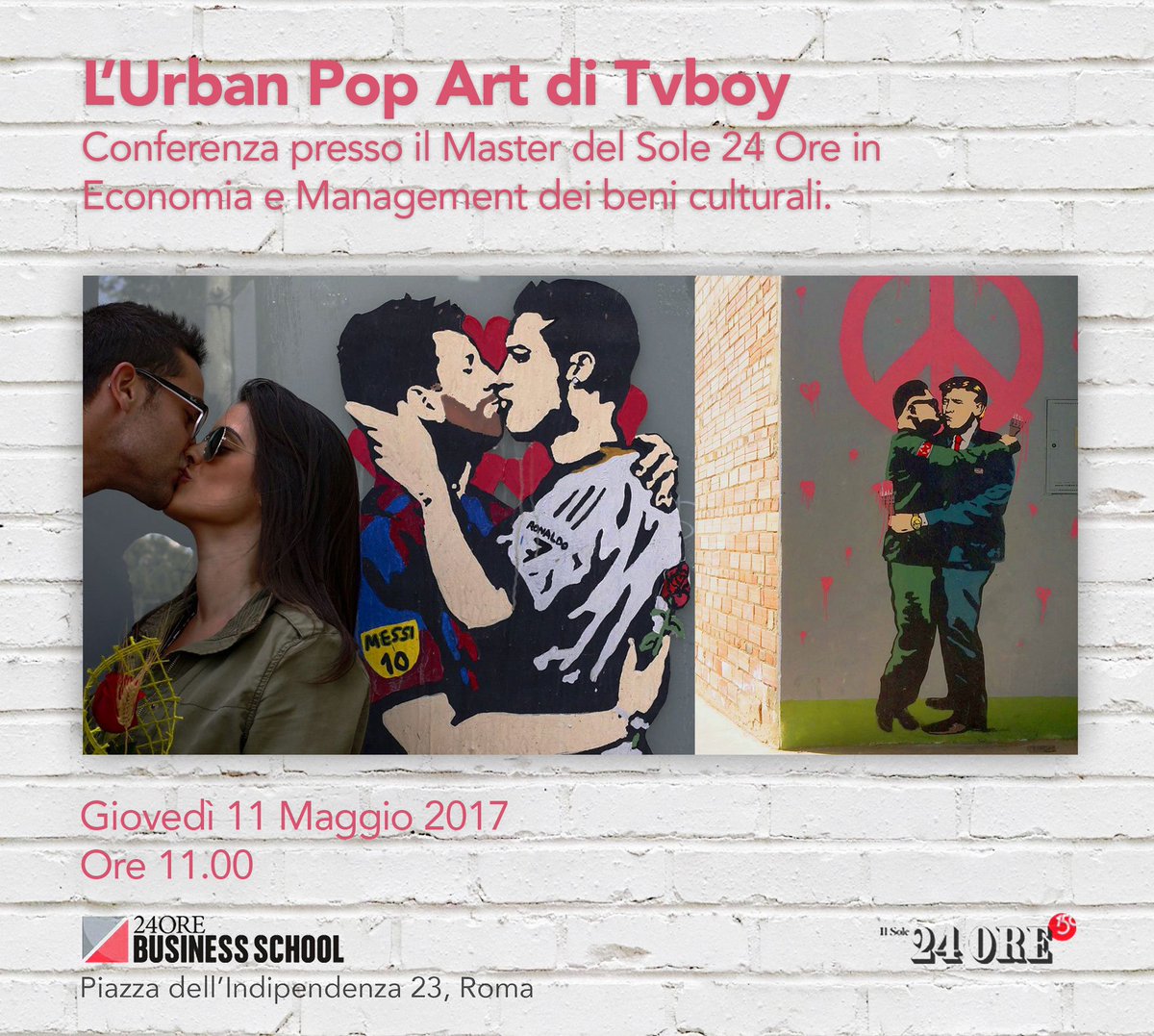 tvboy's tweet photo. TVBOY - CONFERENZA A ROMA GIOVEDÌ 11 MAGGIO  @Formazione24ORE @MatteoBellenghi https://t.co/jpERE05HFr