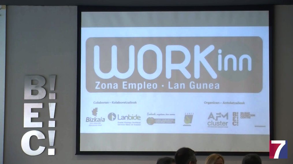 Tele7Noticias's tweet photo. Regresa a @BEC_Bilbao #Workinn , el único Foro de #Empleo Industrial del estado @Bizkaia https://t.co/aXbPk7AW5z https://t.co/eaBAvjsDdK