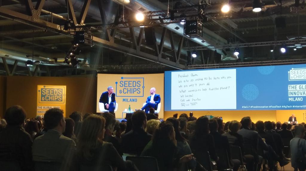 SEEDSandCHIPS's tweet photo. "to make the big change we need to cut waste at home first"
President Barack H. Obama's keynote speech at #SaC17 https://t.co/P1fJZmNx81