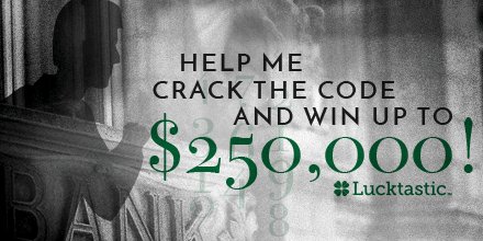 ginnygingin33's tweet photo. If I guess the right three digits I could win up to $250,000! https://t.co/Rcd98GPfrs https://t.co/2VfJhVpQZM