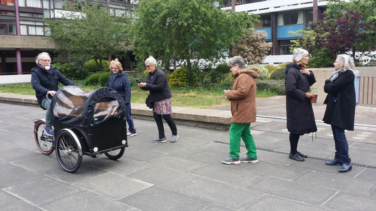 christianiauk's tweet image. Local residents at Golden Lane trying their Community #Cargobike, part of the City Low Emission Neighbourhood initiative.
#BeyondTheBicycle
