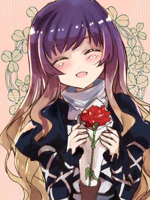 #深夜の真剣お絵描き60分一本勝負
母の日は聖ママにお花を贈りましょう 