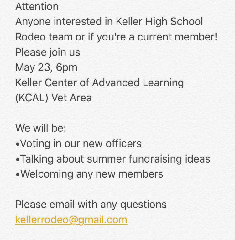 Keller HS Rodeo Team tweet media