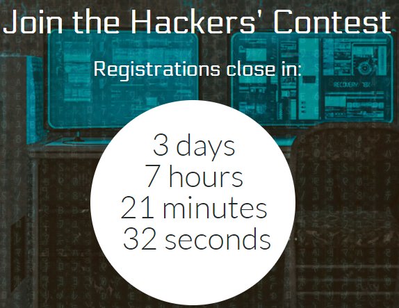 WibuSystems's tweet photo. .@BSidesTampa We have a challenge for you: Enroll for #hackingcontest https://t.co/FaaDDkIHfO, #hackBB & win big bucks. Time is running out https://t.co/9oxGrhE7u5