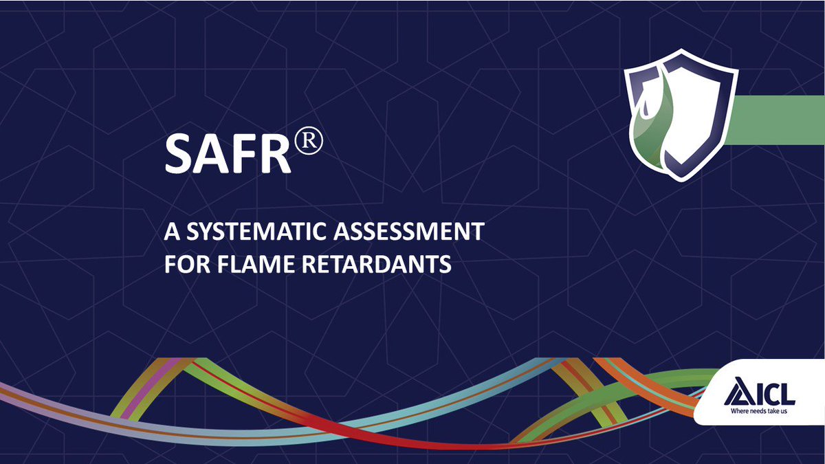ICL_innovation's tweet photo. We're back online to join you at #SETACBrussels. Meet SAFR, our systematic assessment for flame retardants on Thu! https://t.co/XxsIlAhxXP https://t.co/4S8L7wWH4x