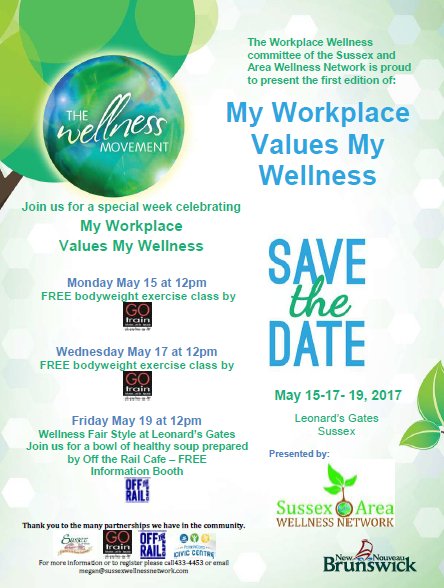 #workplacewellness <a href="/Sussex_Wellness/">SussexWellnessNetwrk</a> <a href="/WellnessNB/">NB Wellness</a>