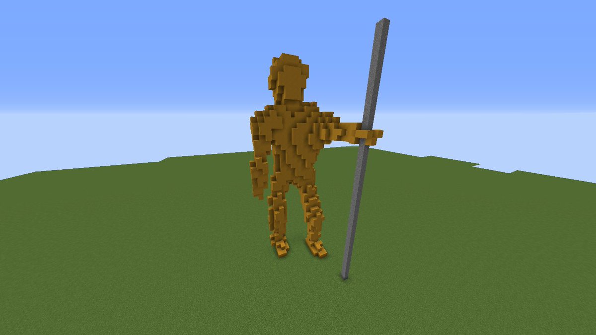 QBuildsMC's tweet image. My first ever full body organic. Tips much appreciated &amp;lt;3.