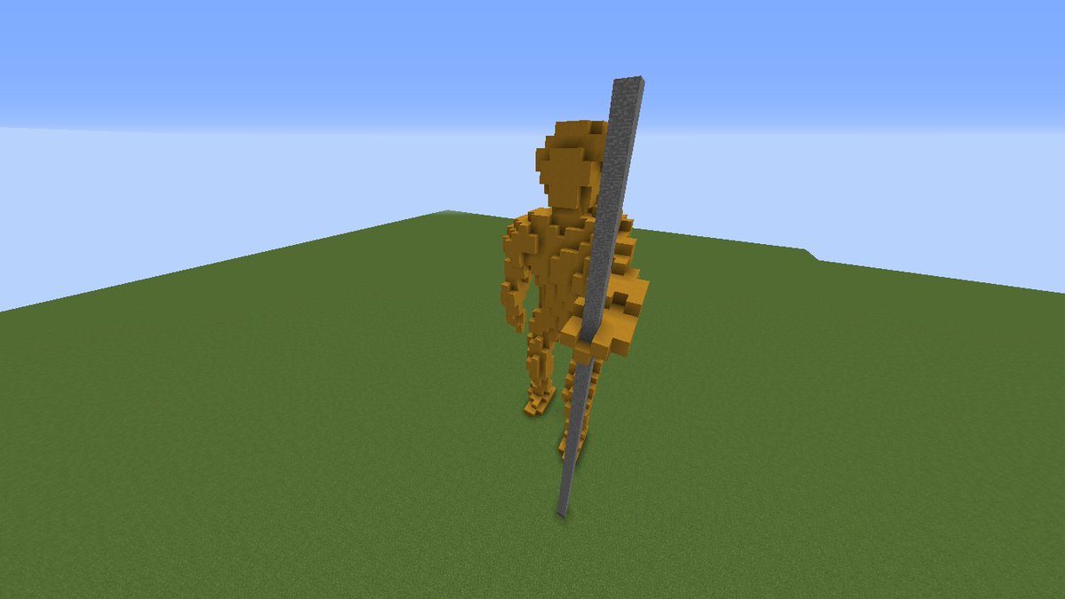 QBuildsMC's tweet image. My first ever full body organic. Tips much appreciated &amp;lt;3.