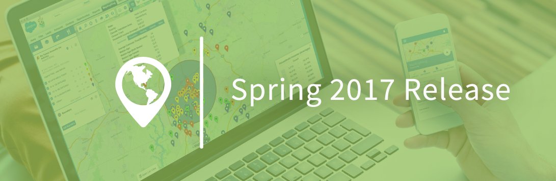 SalesforceMaps's tweet photo. Our #MapSpringRelease17 is almost here! Explore all the details before we go live on 5/19. You’re gonna 💚 this one! https://t.co/I1I12zlKAA https://t.co/nxp4C8MA1K