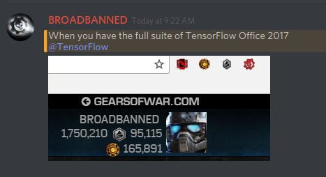 _TensorFlow's tweet image. First documented user to have installed all of my extensions simultaneously! Thanks BroadBanned :)
