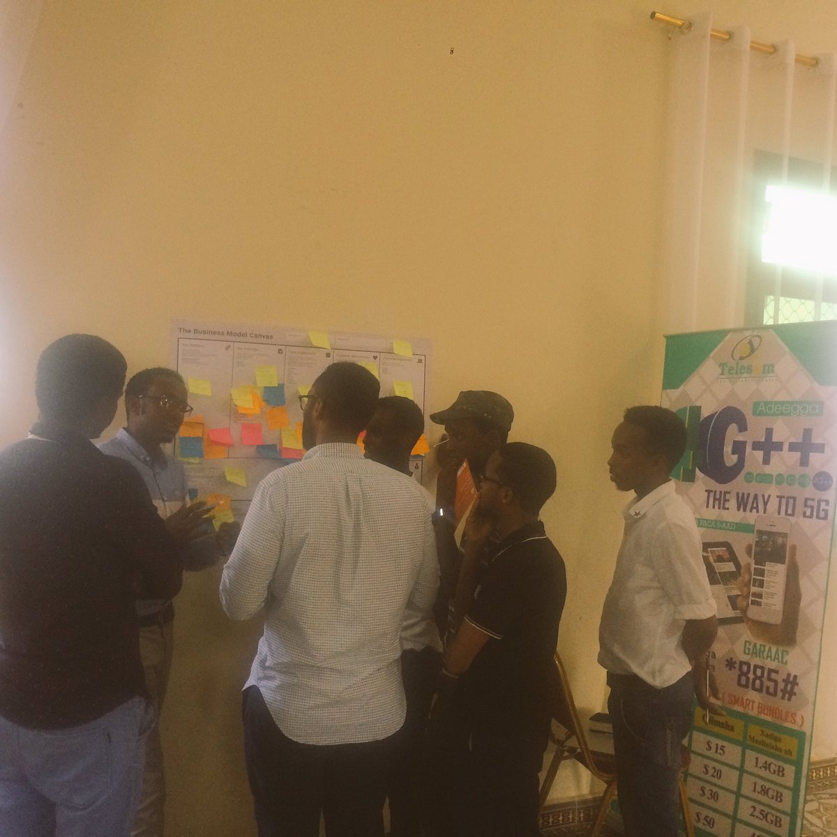 VC4A_Africa's tweet photo. Business Model Canvas workshops by VC4A in Borama in full swing! Great to connect with local youth! #WorkinProgressAlliance #Somaliland https://t.co/JZ7VHOXBLu