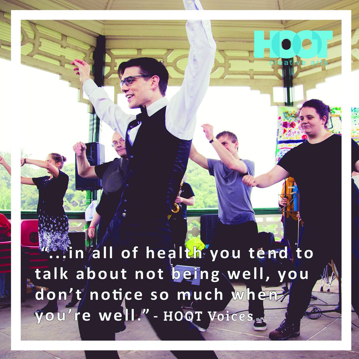 “…in all of health you tend to talk about not being well, you don’t notice so much when you’re well”- HOOT Voices #MentalHealthAwarenessWeek