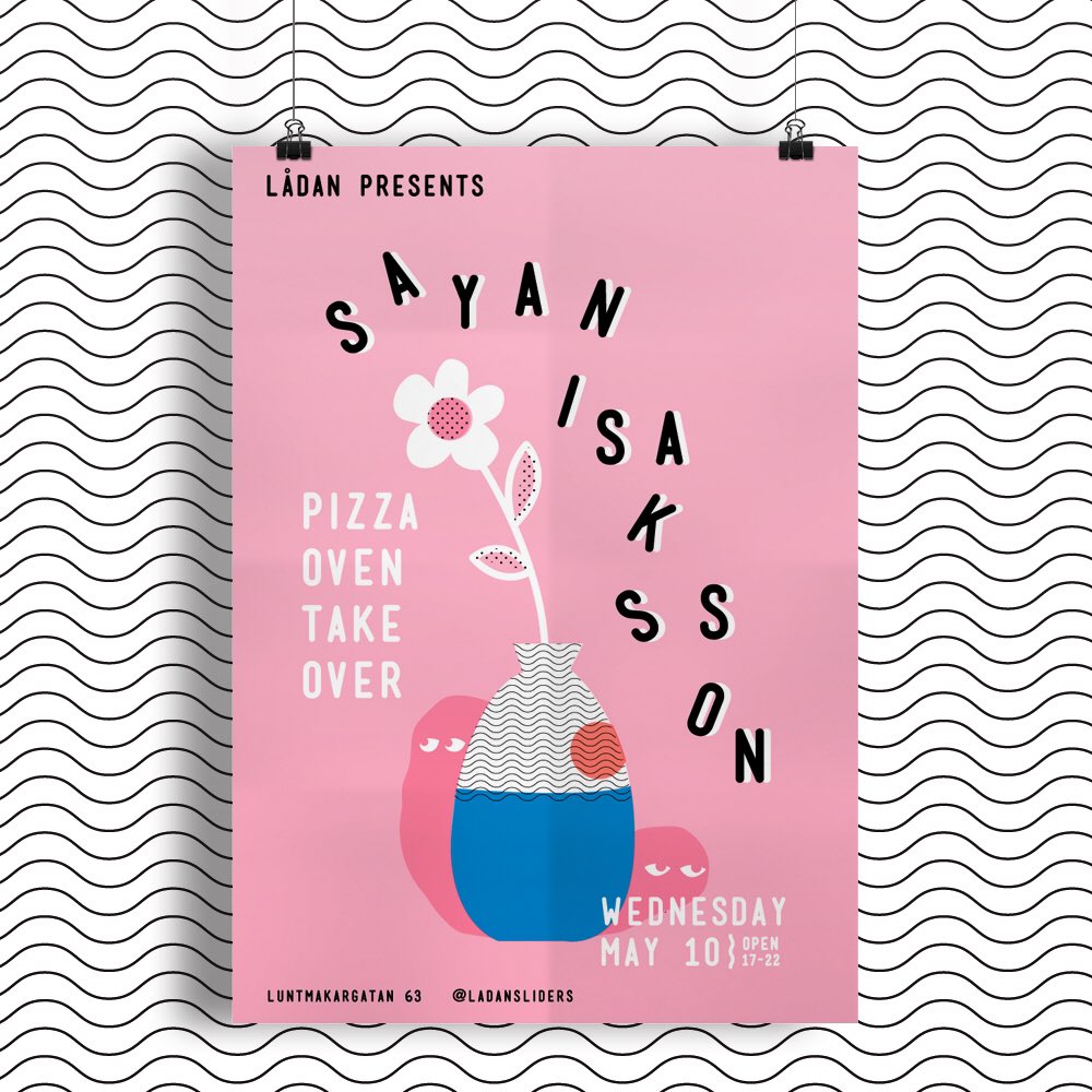 Han gör inte bara sushi - imorgon ska han även ta över pizza-ugnen på LÅDAN. Undra vad det blir för pålägg på pizzan...??