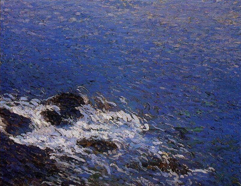 LaBoiteTokyo's tweet photo. Henri Martin, Evening at Coliliour, 1911 https://t.co/8ldLJUB1jH
