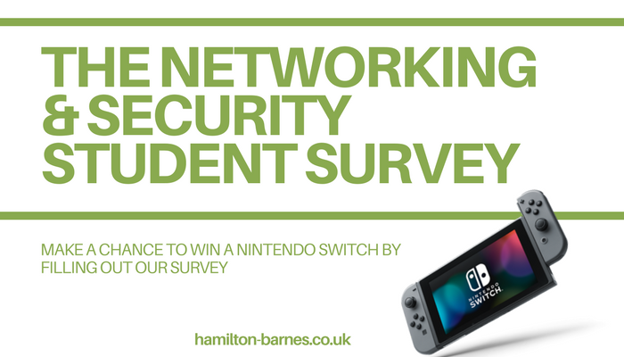 Hamilton_Barnes's tweet image. Calling all Networking students!! Fill out our Survey and make a chance to win a nintendo switch #Networkingstudent bit.ly/2pqNxpK