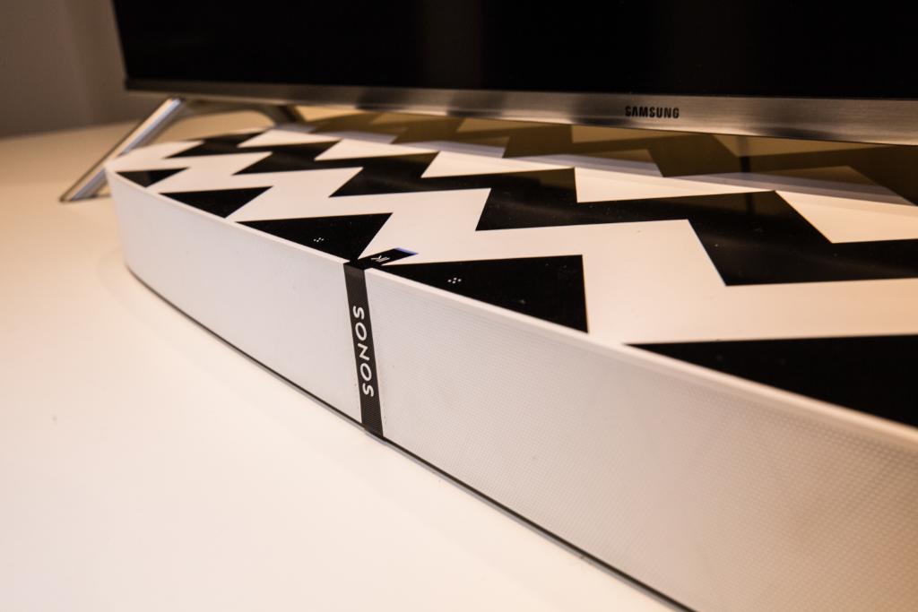 Sonos's tweet image. Sonos sound, #Humanz style. This special edition @Gorillaz inspired PLAYBASE powered the #SpiritHouse with a sound as good as it looks.