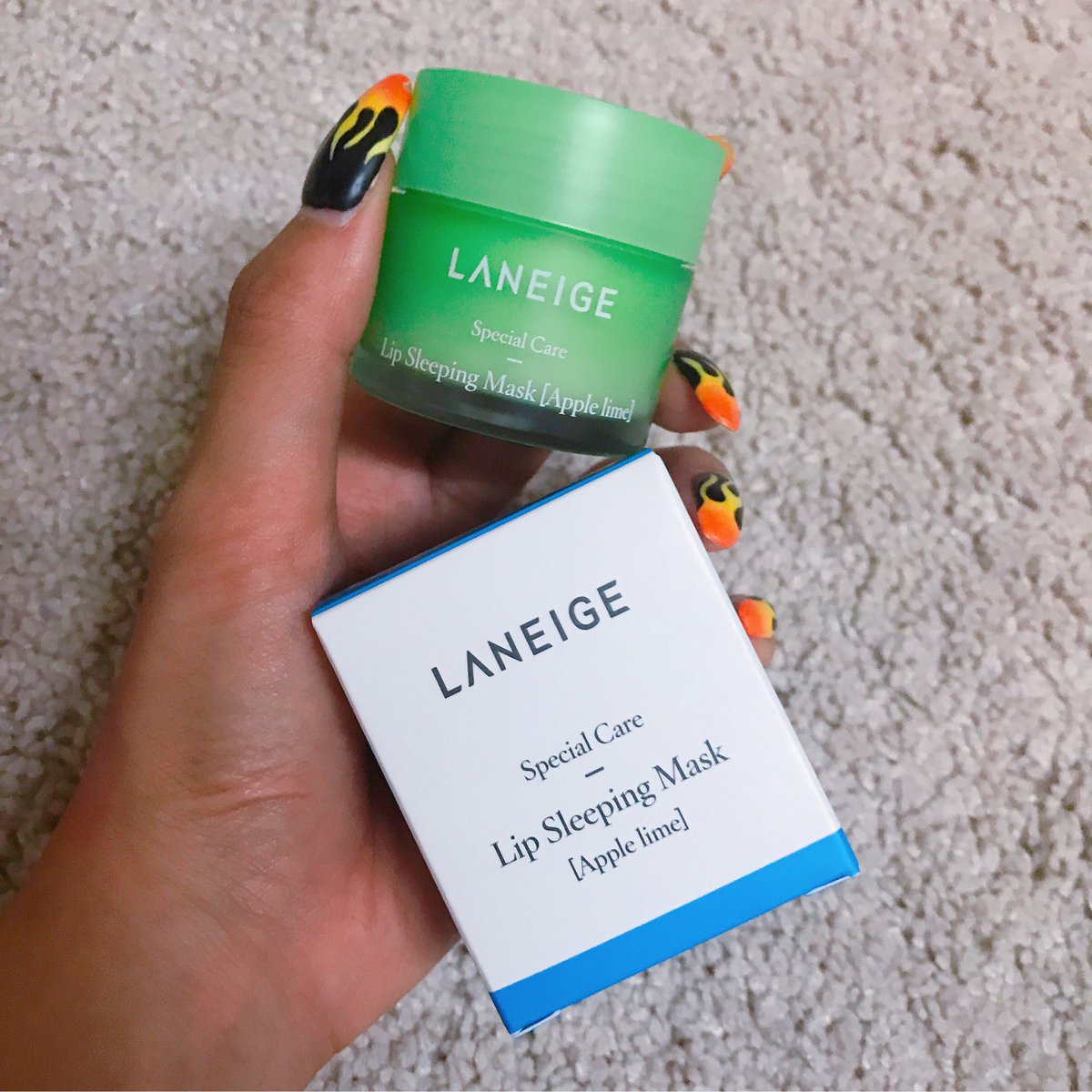 nobluk's tweet photo. แจกนะจ๊ะ LANEIGE Lip sleeping Mask กลิ่นใหม่ กลิ่น Apple Lime สดชื่นเปรี้ยวจี๊ดมาก กติกา Retweet วนไป follower ครบ 9000 เมื่อไหร่ประกาศค่า 💖 https://t.co/Y4mPfEYmMd