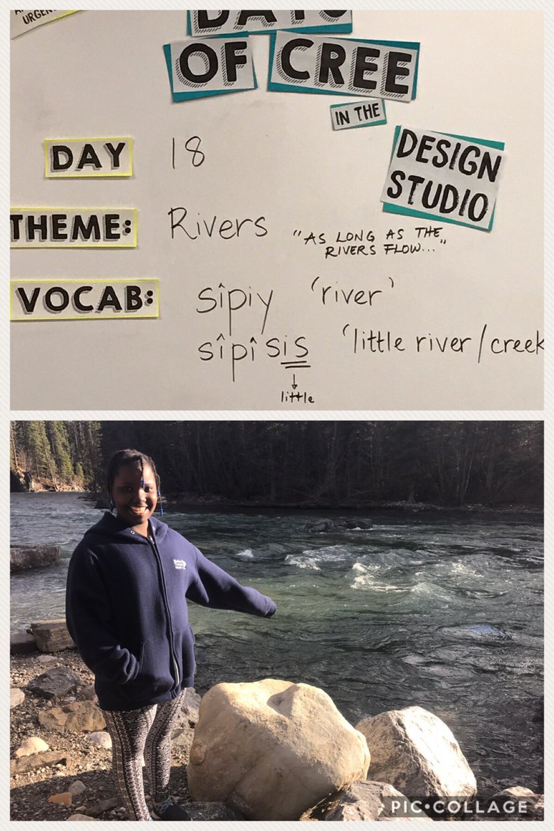 mtmsgrade6's tweet photo. ...As long as the rivers flow, we are all treaty people! Reminded of this as we walked along the beautiful Bow River at THC! #100DaysOfCree https://t.co/saJ2uIRIjr