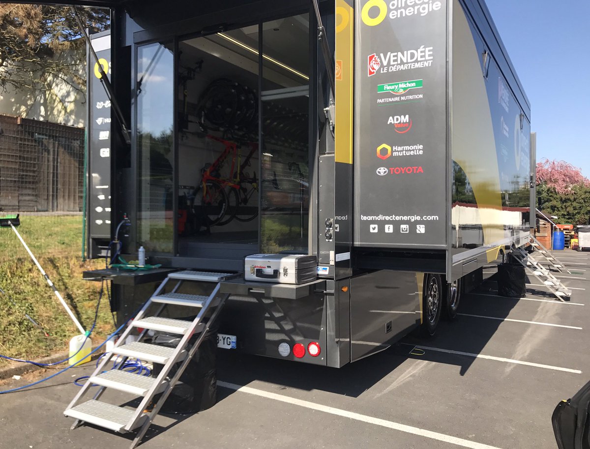 Team Total Direct Energie En Twitter Inauguration De Notre Nouveau Camion Mecano Sur Les 4jdd Magnifique