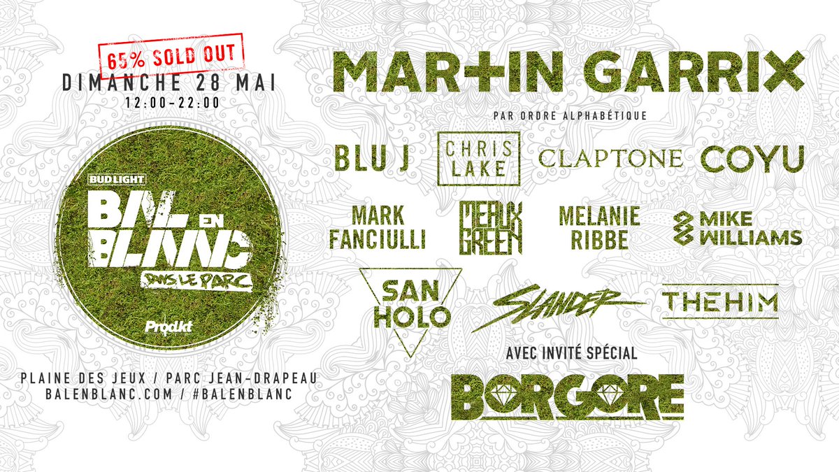 Bal en Blanc (@balenblanc) on Twitter photo Lancement de la programmation complète! +++ <a href="/chrislake/">Chris Lake</a> <a href="/Claptone_/">Claptone</a> <a href="/coyumusic/">Coyu</a> @markfanciulli @themeauxgreen <a href="/MelanieRibbe/">Melanie Ribbe</a> <a href="/mikewilliamsdj/">MIKE WILLIAMS</a> Lancement de la programmation complète! +++ <a href="/chrislake/">Chris Lake</a> <a href="/Claptone_/">Claptone</a> <a href="/coyumusic/">Coyu</a> @markfanciulli @themeauxgreen <a href="/MelanieRibbe/">Melanie Ribbe</a> <a href="/mikewilliamsdj/">MIKE WILLIAMS</a>