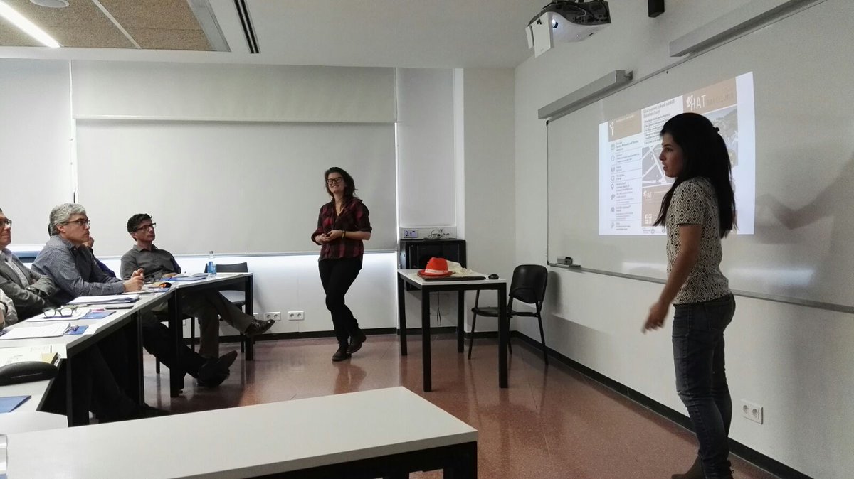 CETT_UB's tweet photo. 12 projectes dels #PremisEmprenedorsCETT es presenten avui i dijous davant el jurat. D'aquí sortiran els finalistes. Sort a tots! https://t.co/ZEzREYLM9d