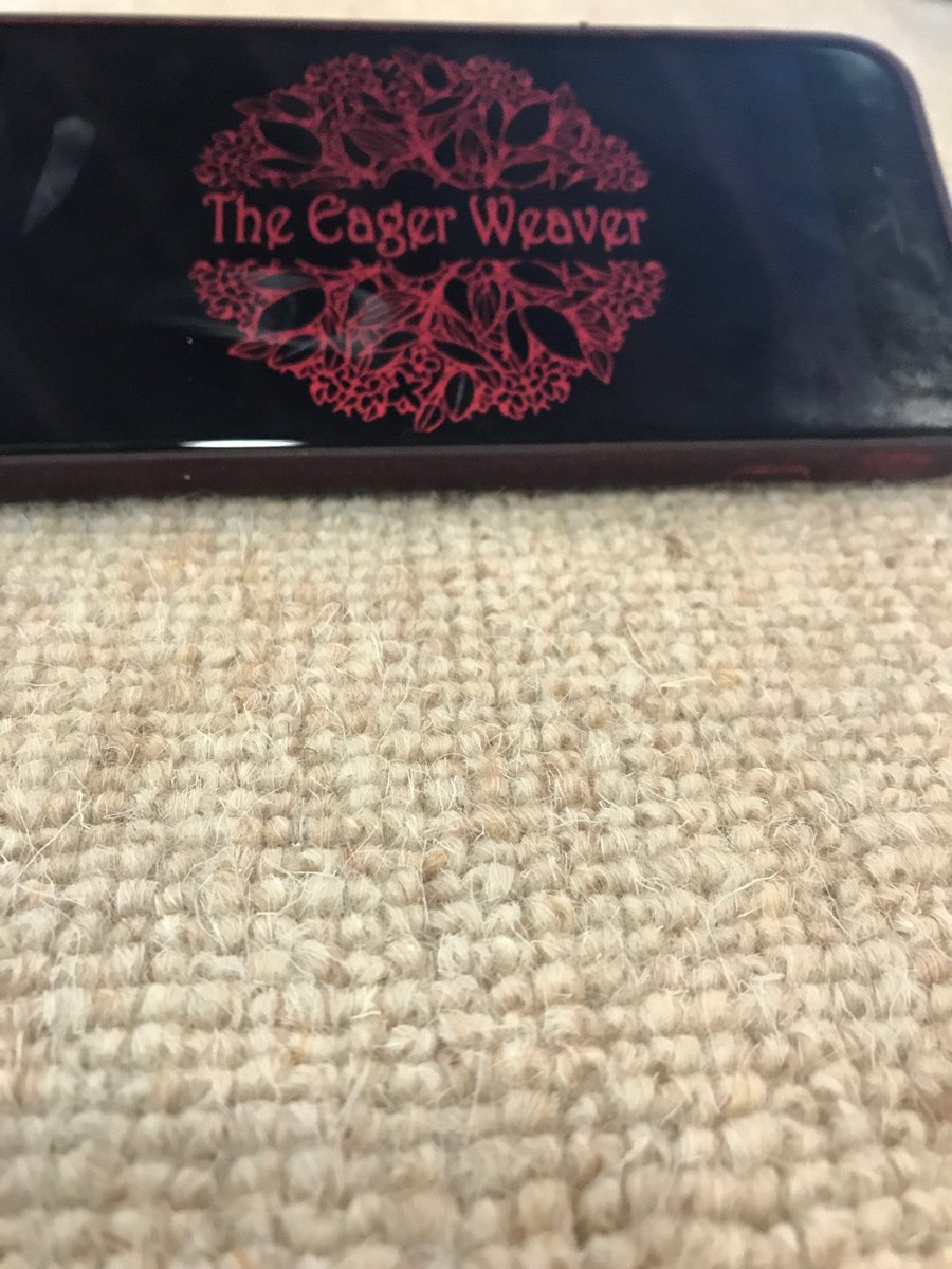 TheEagerWeaver's tweet photo. A classic, 100% pure wool, loop carpet. EL056 'Coral'. #FollowTheFlock https://t.co/7W6jbGdUIE