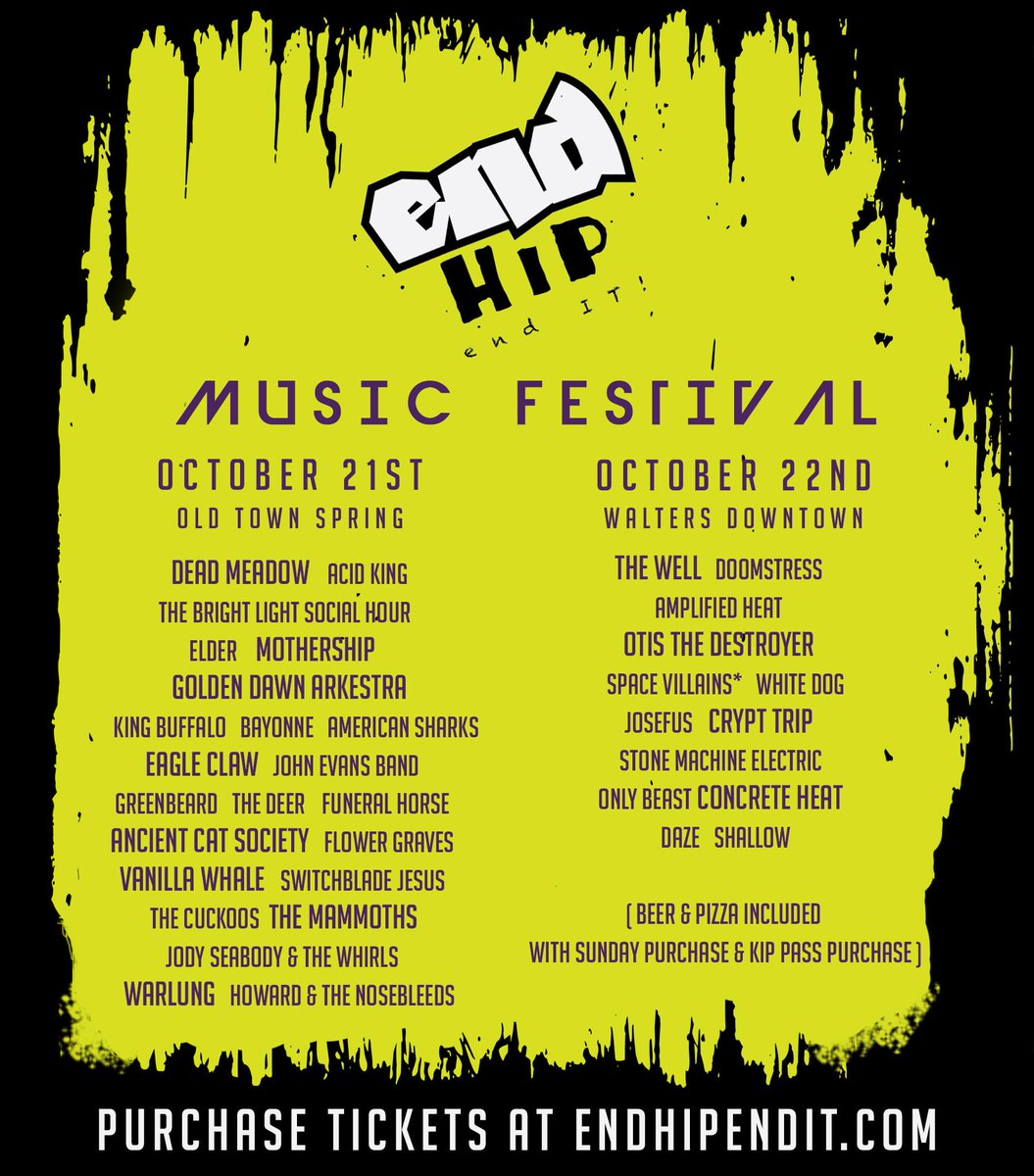 tblsh's tweet photo. #Houston! We're back for @endhipendit Festival 10/21 in Old Town Spring. Tickets now on sale @ https://t.co/vNNn7le494 https://t.co/7gz30Jns5c
